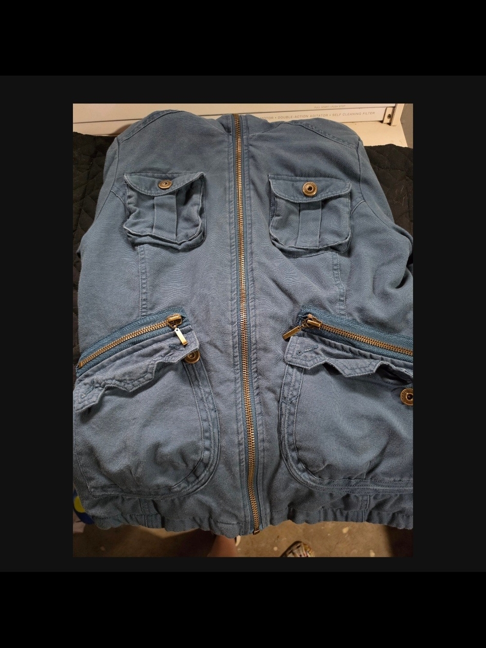 Bella Swan LAKE BLUE JACKET- ORIGINAL TAG- MINT CONDITION(L) - Picture 3 of 4